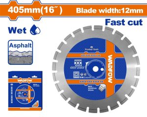 Wadfow WDC7501 Διαμαντόδισκος Ασφαλτοκόπτη Για Ασφαλτο Φ-405 Χ 25.4mm Για WQF2A16 / TP1016-2