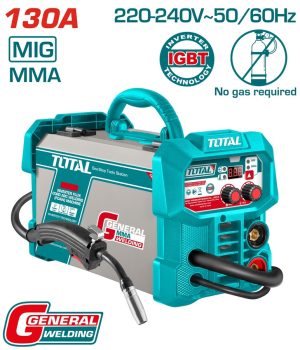 Total TFC13018 Ηλεκτροκόλληση INVERTER FCAW 230V / 130A Χωρίς Αέριο