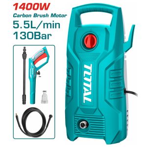 Total TGT11316 Πλυστικό Ρεύματος 1400W με Πίεση 130bar 1.400W Brush Motor