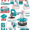 Total TOSLI250592E Σετ 5τεμ Εργαλείων Μπαταρίας Li-ion 20V / 4Ah / 2 Μπαταρίες Brushless Motor