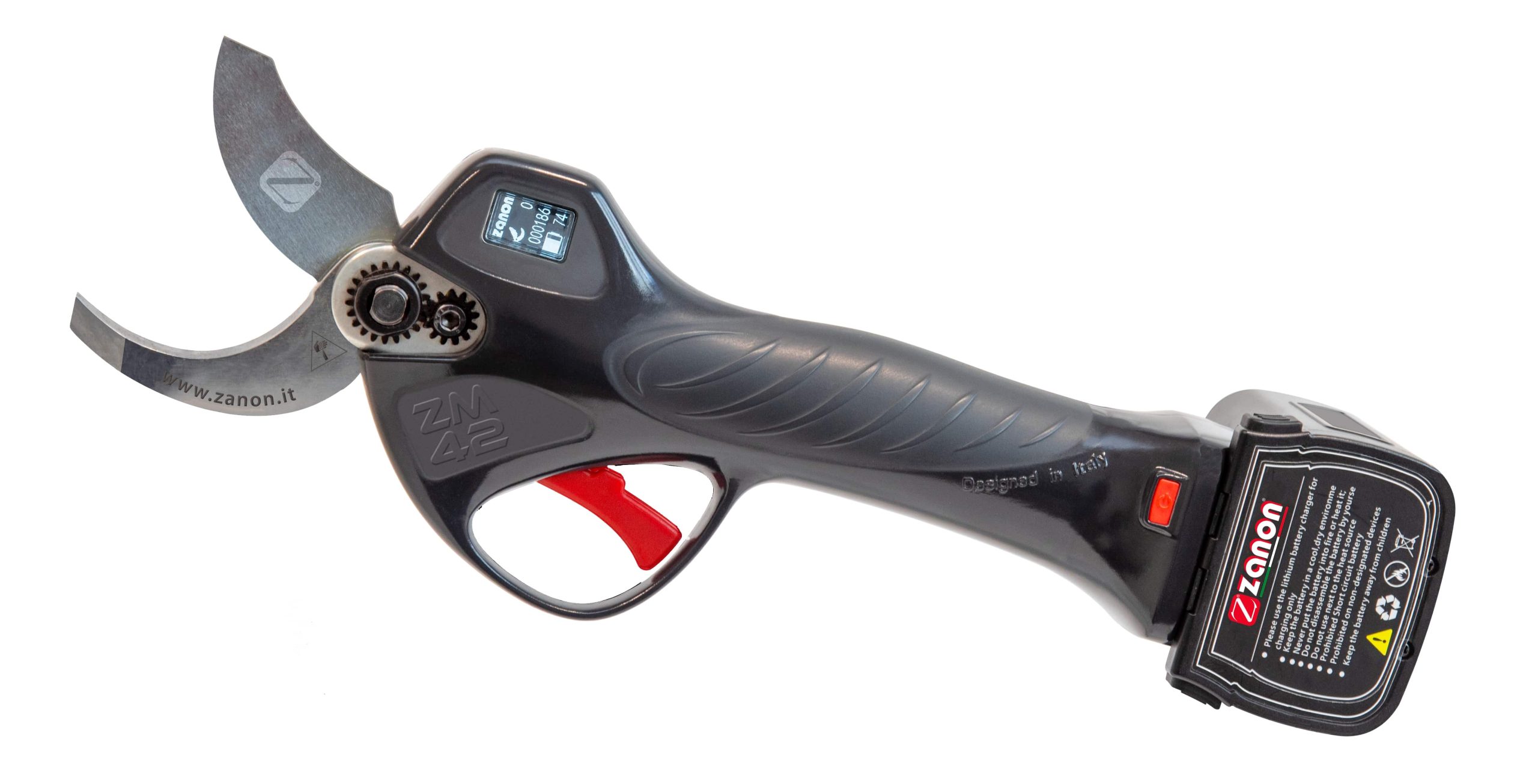 Zanon ZM-42 Ψαλίδι Κλαδέματος Μπαταρίας Brushless 18V 2x2.5Ah/2.5Ah με Μέγιστη Διάμετρο Κοπής 42mm