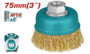 Total TAC31031 Συρματόβουρτσα Καμπάνα για Γωνιακό Τροχό 75mm