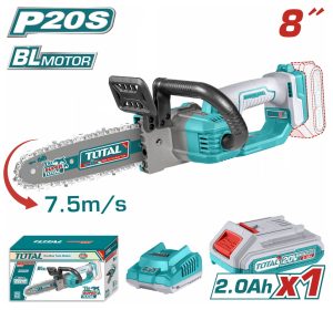 Total TGSLI20851 Κλαδευτικό Αλυσοπρίονο Μπαταρίας. Li-ion 20V / 2Ah / 1 Μπαταρία