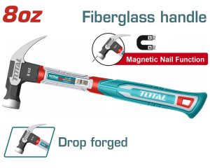 Total THCH61008 Σφυρι Προκοβγαλτης Πλαστική Λαβή 8oz / 220gr Γαλλικού τύπου