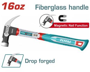 Total THCH61016 Σφυρι Προκοβγαλτης Πλαστική Λαβή 16oz / 450gr Γαλλικού τύπου