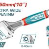 Total THT101106 Γαλλικό Κλειδί Μήκους 254mm με Άνοιγμα Σιαγόνων έως 35mm και Αντιολισθητική Λαβή 10"