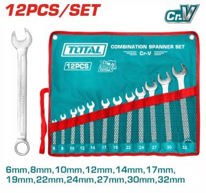 Total THT1022122 Σετ Γερμανοπολυγωνα 12 Τεμάχια / 6-32mm