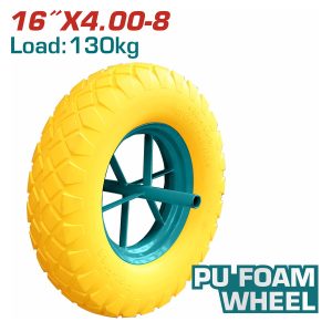 Total THTWB84008PU-W Ρόδα Ανταλλακτική Συμπαγή Πολυουρεθάνης 4.00-8 / 16" Για THTWB84008PU / THTWB84008