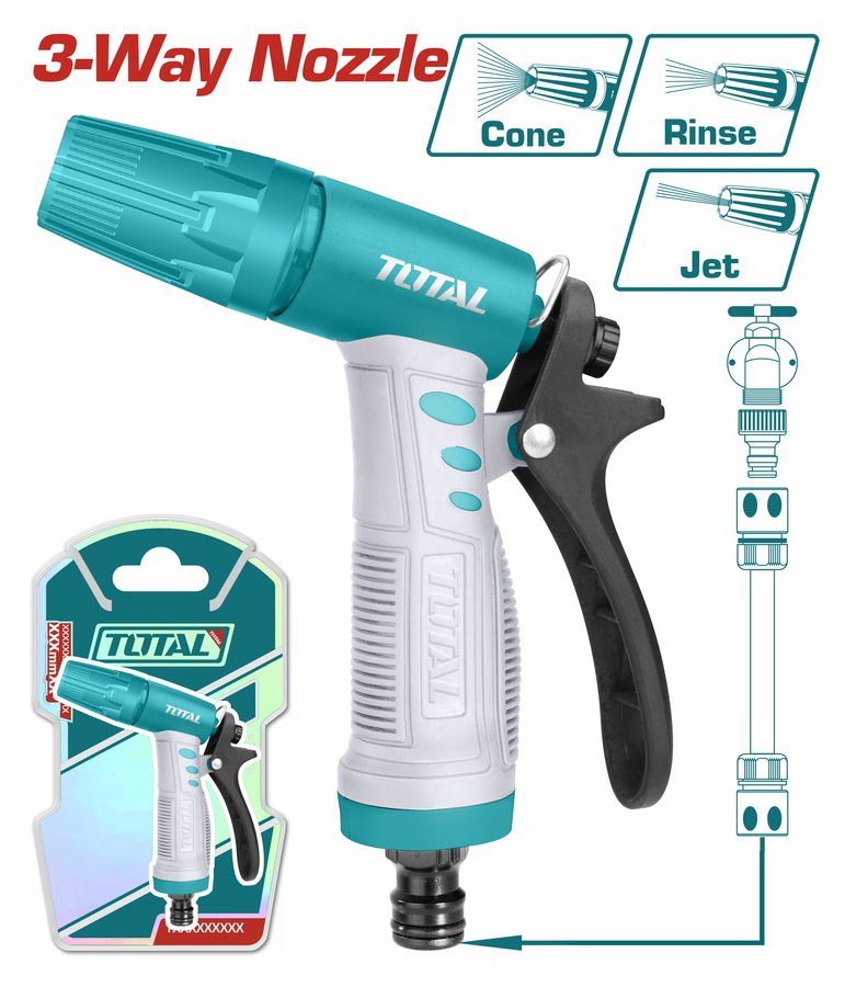 Total THWS010301 Πιστόλι Νερού Πλαστικό Ρυθμιζόμενο