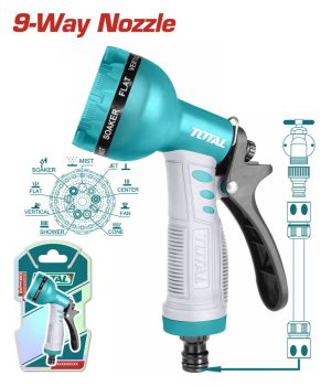 Total THWS010901 Πιστόλι Νερού Με 9 Μοτίβα Ψεκασμού