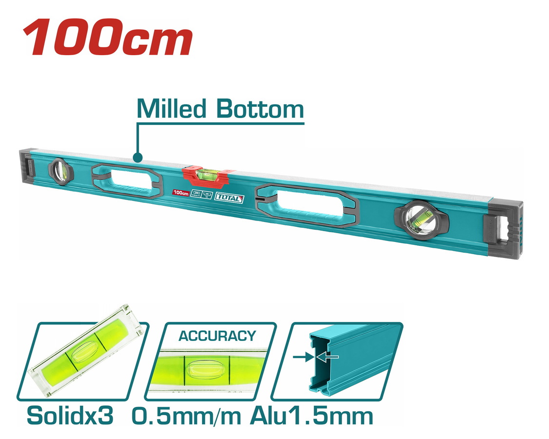 Total TMT210028 Αλφάδι Αλουμινίου 100εκ.