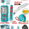 Total TOS250701M Σετ Μετρητής Αποστάσεων Laser 100m 4 σε 1