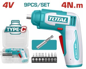 Total TSDLI0458 Κατσαβίδι Μπαταρίας Li-ion 4V / 4Nm / 1.3Ah Type C