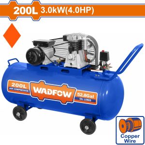 Wadfow WAP4R22 Αεροσυμπιεστής Με Ιμάντα 3kW / 4HP / 200Lit