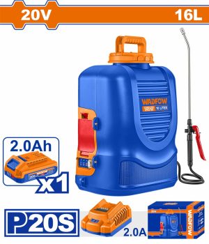 Wadfow WLSY20162 Ψεκαστήρας Πλάτης Μπαταρίας Li-ion 20V / 2Ah / 1 Μπαταρία