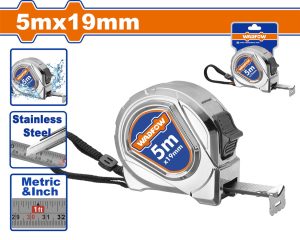 Wadfow WMT4420 Μετροταινία Μεταλλική 5m X 19mm