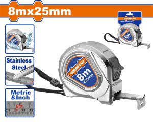Wadfow WMT4440 Μετροταινία Μεταλλική 8m X 25mm
