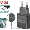 Total TCLI120502 Φορτιστής Μπαταριών Εργαλείου 5V/ 2A USΒ Τype-A