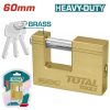 Total TLK32603 Μπρούτζινο Λουκέτο Τάκου με Κλειδί 60mm