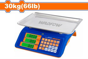 Wadfow WEC1520 Ηλεκτρονική Ζυγαριά με Ικανότητα Ζύγισης 30kg και Ακρίβεια 2gr