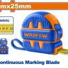 Wadfow WMT1241 Μετροταινία με Αυτόματη Επαναφορά8m X 25mm Μετρικό