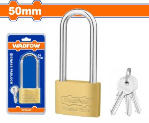 Wadfow WPD2450 Ορειχάλκινο Λουκέτο Μακρύλαιμο με Κλειδί 50mm