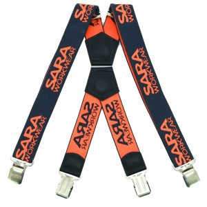 Ελαστικές Τιράντες Εργασίας Sara Workwear graphite/fluorescent orange