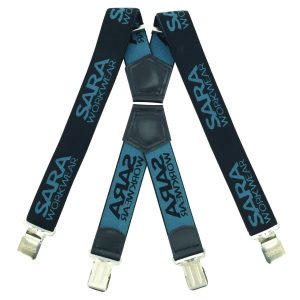 Ελαστικές Τιράντες Εργασίας Sara Workwear black/petrol