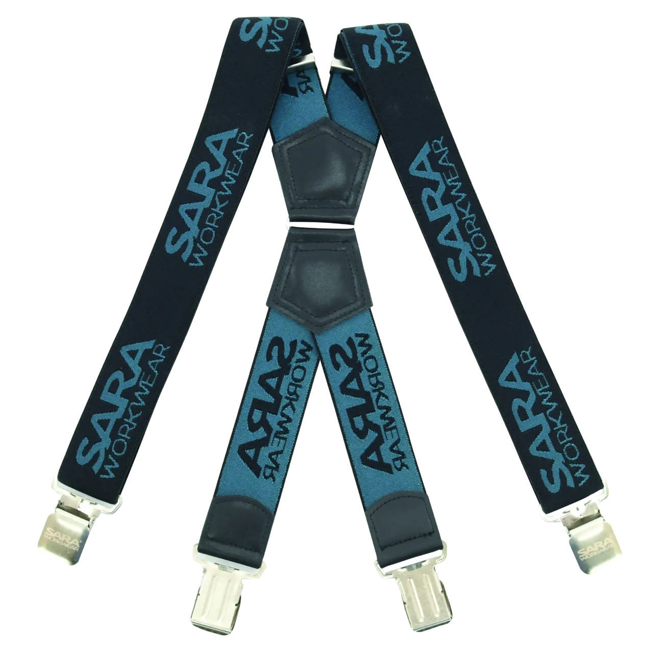 Ελαστικές Τιράντες Εργασίας Sara Workwear black/petrol