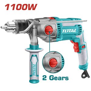 Total TG211166 Κρουστικό Δράπανο 2 Ταχυτήτων 1.100W