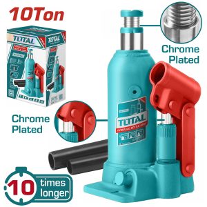 Total ΤΗΤ109104 Υδραυλικός Γρύλος Μπουκάλας με Δυνατότητα Ανύψωσης έως 48.8εκ. και Φορτίο Βάρους έως 10Τ