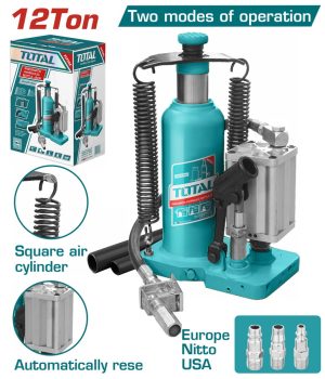 Total ΤΗΤ109126 Υδραυλικός Γρύλος Αέρος Βάρος Ανύψωσης 12 Τόνων