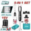 Total TJB056K Σετ Μπλέντερ Χειρός 5 Σε 1 Μπαταρίας Li-ion 16V / 2Ah / 1 Μπαταρία