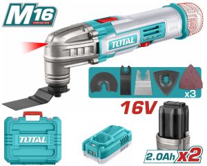 Total TMLI16222E Παλινδρομικό Πολυεργαλείο 16V 2x2Ah με Ρύθμιση Ταχύτητας