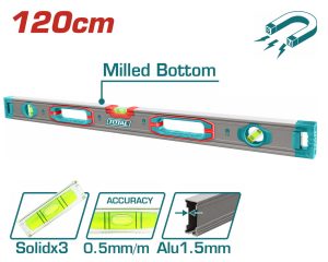 Total TMT212028M Αλφάδι Αλουμινίου Μαγνητικό 120εκ.