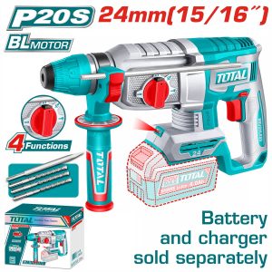 Total TRHLI20248 Πνευματικό Πιστολέτο Μπαταρίας Li-ion 20V / 24mm Χωρίς Μπαταρία & Φορτιστή