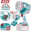 Total TWLI42896E Προβολέας Led Μπαταρίας Li-ion 42V / 50W / 2Ah / 2 Μπαταρίες