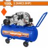 Wadfow WAP4R21 Κομπρεσέρ Αέρος 92dB με Ισχύ 3hp και Αεροφυλάκιο 100lt
