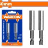 Wadfow WSV2K01 Αντάπτορας Δραπανοκατσάβιδου 60mm Σετ 2τμχ