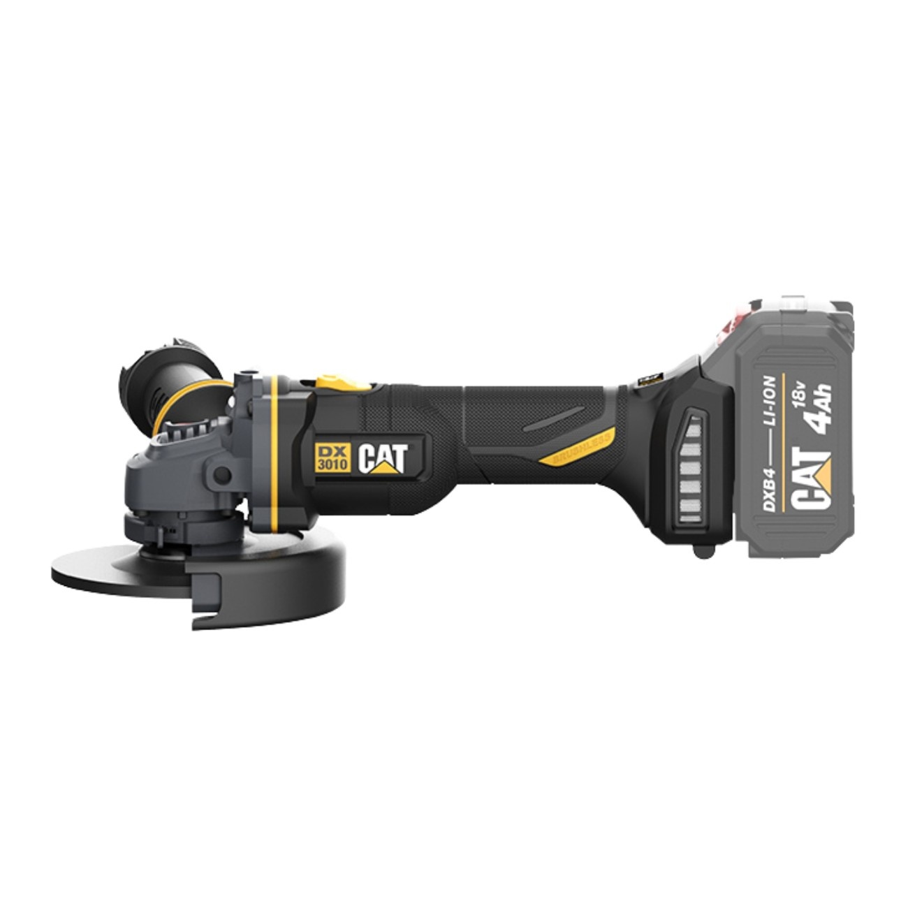 Cat DX3010B Solo Γωνιακός τροχός 125mm brushless 18V Χωρίς Μπαταρία & Φορτιστή