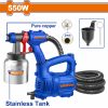 Wadfow WEG2A261 Ηλεκτρικό Πιστόλι Βαφής HVLP 550W Με Δοχείο Inox Wadfow WEG2A261 Ηλεκτρικό Πιστόλι Βαφής HVLP 550W Με Δοχείο Inox