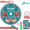 Total TAC061801 Διαμαντόδισκός Υγράς Κοπής 180 Χ 22.2mm Χ 2.2mm Λεπτός