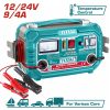 Total TBC1601 Φορτιστής Μπαταρίας Αυτοκινήτου 1 12/24V / 9/4A / 28-180Ah