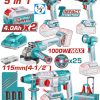 Total TCKLI20592E Σέτ 5 Tεμαχίων Εργαλεία Μπαταρίας . Li-ion 20V / 4Ah / 2 Μπαταρίες