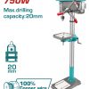Total TDP207505 Κολωνάτο Δράπανο 750W / 1.60m