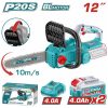 Total TGSLI201262E Σετ Αλυσοπρίονο Μπαταρίας Li-ion 20V / 12" / 4Ah / 2 Μπαταρίες Brushless Motor