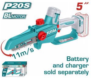 Total TGSLI2056 Κλαδευτικό Αλυσοπρίονο Μπαταρίας Li-ion 20V / 5" Χωρίς Μπαταρία & Φορτιστή Brushless Motor