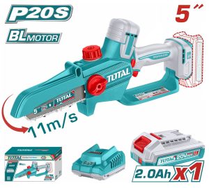 Totat TGSLI20561E Σετ Κλαδευτικό Αλυσοπρίονο Μπαταρίας Li-ion 20V / 5" / 2Ah / 1 Μπαταρία BL Motor ()