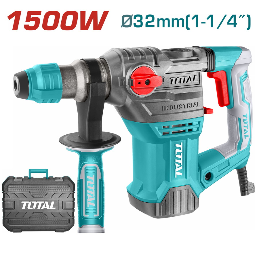 Total TH1153216 Πιστολέτο Περιστροφικό Σκαπτικό SDS-PLUS 1.500W