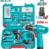Total THKTHP41487E Σετ Δραπανοκατσάβιδο Μπαταρίας Li-ion 12V / 1.5Ah / 20Nm 148 Τεμαχίων Type C Total THKTHP41487E Σετ Δραπανοκατσάβιδο Μπαταρίας Li-ion 12V / 1.5Ah / 20Nm 148 Τεμαχίων Type C